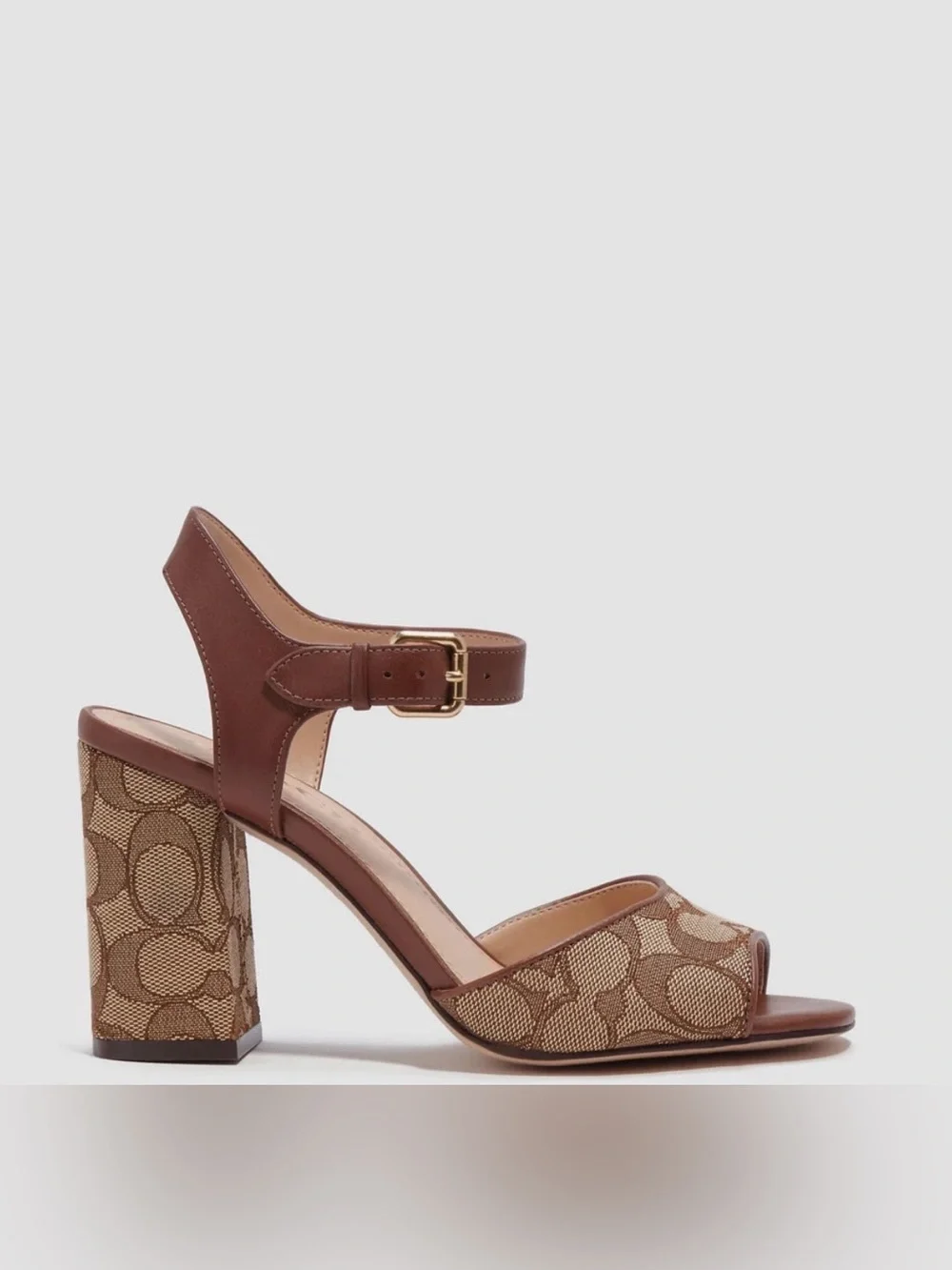 Coach Marla Sandal in Signature Jacquard NWT